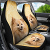 Cute Pomeranian Dog Print Car Seat Covers- Free Shipping