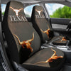 Texas Longhorn Cattle (Cow) Print Car Seat Covers-Free Shipping