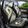Laughing Alaskan Malamute Print Car Seat Covers- Free Shipping