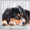 Australian Shepherd Dog Print Shower Curtains-Free Shipping