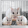 Amazing Chinese Hamster Print Shower Curtains-Free Shipping