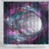 Space Warmhole Print Shower Curtains-Free Shipping