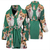 Amazing Cardigan Welsh Corgi Dog Print Women's Bath Robe-Free Shipping