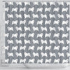 Samoyed Dog Pattern Print Shower Curtains-Free Shipping