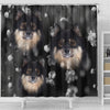 Finnish Lapphund Print Shower Curtains-Free Shipping