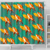 Beautiful GoldFish Print Shower Curtains-Free Shipping