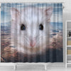 Cute Campbell's Dwarf Hamster Print Shower Curtains-Free Shipping