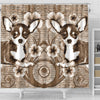 Cute Chihuahua Dog Print Shower Curtain-Free Shipping