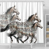 American Quarter Horse Art Print Shower Curtains-Free Shipping
