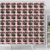 Maine Coon Cat Pattern Print Shower Curtains-Free Shipping