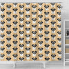 Miniature Schnauzer Dog Pattern Print Shower Curtains-Free Shipping