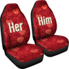 Him & Her Valentine's Day Special Car Seat Cover Seat- Free Shipping