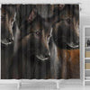 Belgian Tervuren Dog Print Shower Curtain-Free Shipping