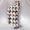 Great Dane Dog Pattern Print Hooded Blanket-Free Shipping