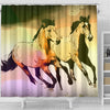 Mountain Pleasure Horse Print Shower Curtain-Free Shipping