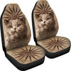 Cute British Shorthair Cat Print Car Seat Covers-Free Shipping