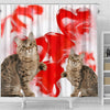 American Bobtail Print Shower Curtains-Free Shipping