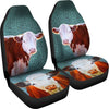 Hereford Cattle (Cow) Print Car Seat Covers- Free Shipping