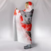 Russian Blue Cat Print Hooded Blanket-Free Shipping