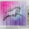 Amazing Unicorn Print Shower Curtain-Free Shipping
