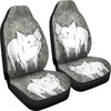 Middle White Pig Print Car Seat Covers-Free Shipping