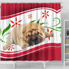 Shar Pei Dog Print Shower Curtain-Free Shipping