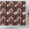 Lagotto Romagnolo Dog Print Shower Curtain-Free Shipping