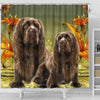 Sussex Spaniel Print Shower Curtains-Free Shipping