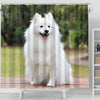 Spitz Dog Print Shower Curtains-Free Shipping
