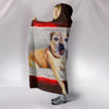 Border Terrier Love Print Hooded Blanket-Free Shipping