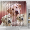 Amazing Labrador Retriever Print Shower Curtains-Free Shipping