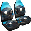 Amazing Belted Galloway Cattle (Cow) Print Car Seat Covers-Free Shipping