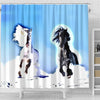 Andalusian horse Print Shower Curtain-Free Shipping