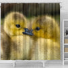 Cute Baby Duck Bird Print Shower Curtains-Free Shipping