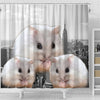 Amazing Chinese Hamster Print Shower Curtains-Free Shipping