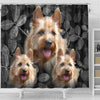 Cute Australian Terrier Print Shower Curtains-Free Shipping
