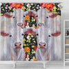 Charolais Cattle (Cow) Print Shower Curtains-Free Shipping