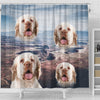 Clumber Spaniel Print Shower Curtains-Free Shipping