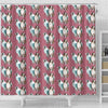 Australian Shepherd Dog Pattern Print Shower Curtains-Free Shipping