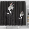 Amazing Great Dane Dog Print Shower Curtain-Free Shipping