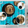 Basset Fauve de Bretagne Dog Print Shower Curtain-Free Shipping
