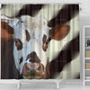 Normande Cattle (Cow) Print Shower Curtain-Free Shipping