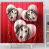 Saluki Dog Print Shower Curtain-Free Shipping