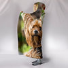 Yorkshire Terrier Dog Print Hooded Blanket-Free Shipping