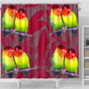 Love Bird Print Shower Curtains-Free Shipping