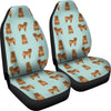 Cute Chow Chow Dog Pattern Print Car Seat Covers-Free Shipping