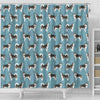 Alaskan Malamute Dog Pattern Print Shower Curtains-Free Shipping