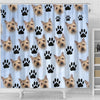 Cairn Terrier Print Shower Curtain-Free Shipping