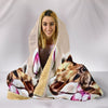 Brussels Griffon Print Hooded Blanket-Free Shipping