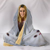 White Persian Cat Print Hooded Blanket-Free Shipping-Special Edition